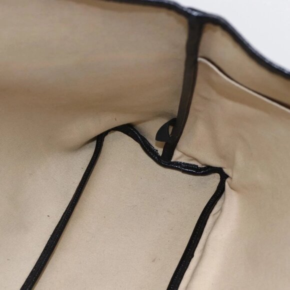 CHANEL Central Station Tote Bag PVC Canvas Black Silver CC Auth BA6549 - Picture 12 of 16